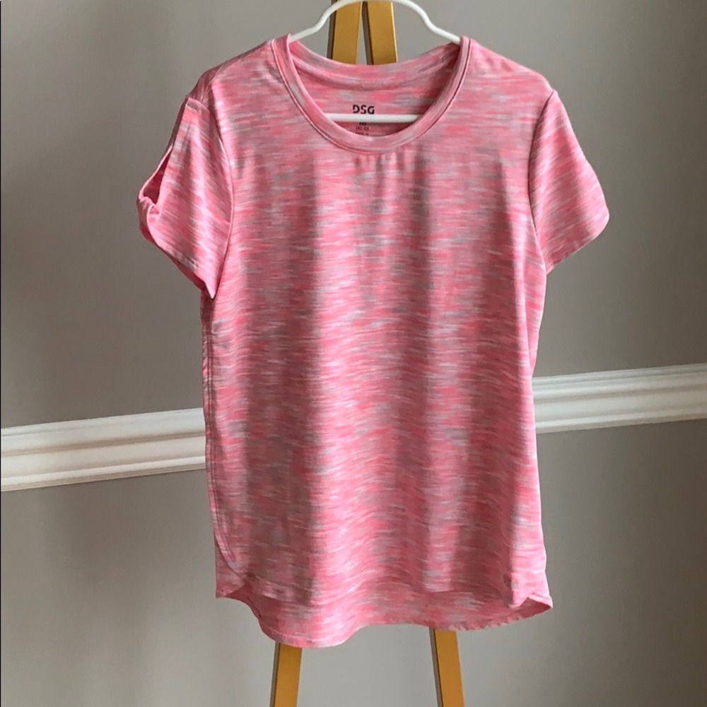 DSG Girls' Keyhole Crew Neck T-Shirt